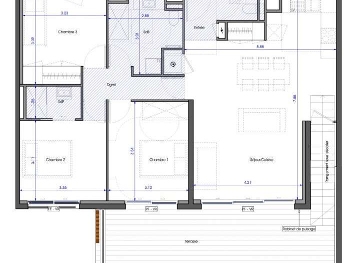 Appartement avec Vue sur mer Toulon - 87m²