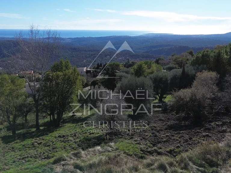 Terrain avec Vue sur mer Tourrettes-sur-Loup - 2333m²