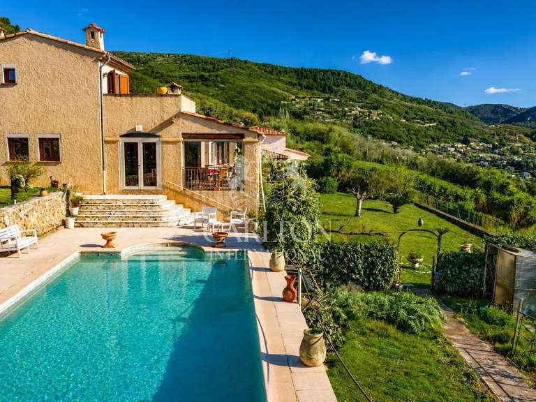 Villa avec Vue sur mer Tourrettes-sur-Loup - 4 chambres - 275m²