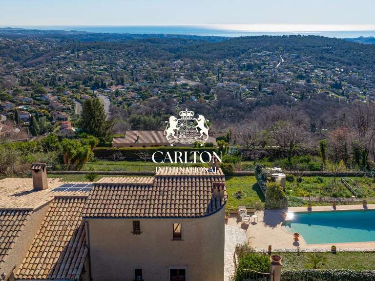 Villa avec Vue sur mer Tourrettes-sur-Loup - 4 chambres - 275m²