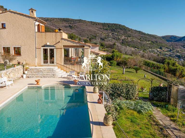 Villa avec Vue sur mer Tourrettes-sur-Loup - 4 chambres - 275m²
