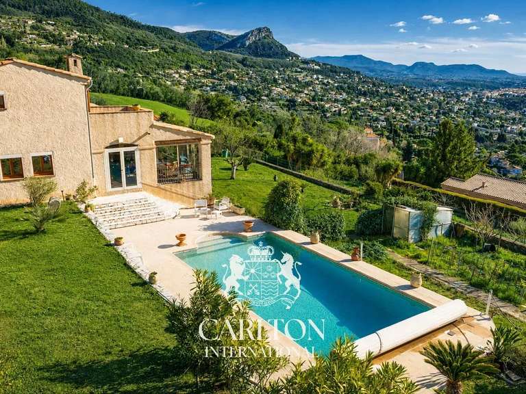 Villa avec Vue sur mer Tourrettes-sur-Loup - 4 chambres - 275m²