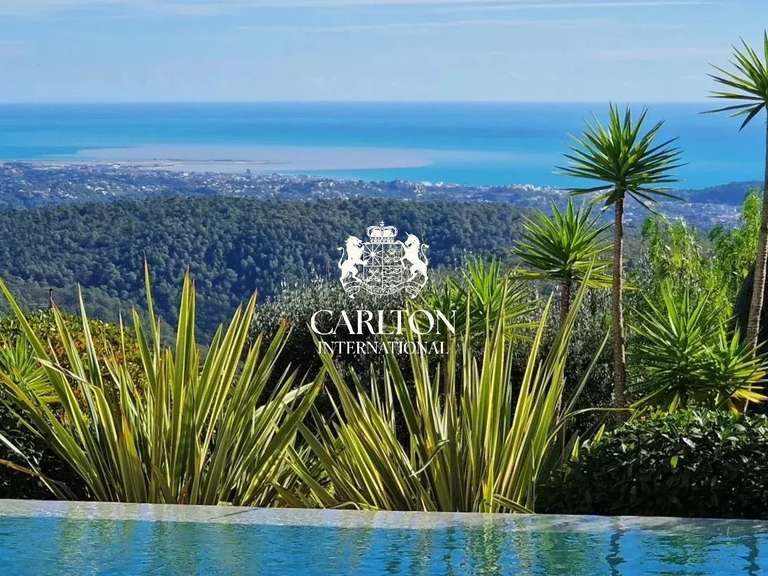 Villa avec Vue sur mer Tourrettes-sur-Loup - 3 chambres - 256m²