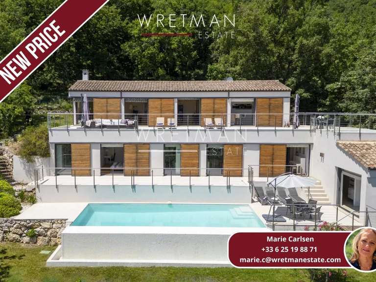 Villa avec Vue sur mer Tourrettes-sur-Loup - 5 chambres - 334m²