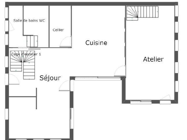 House Trédrez-Locquémeau - 254m²