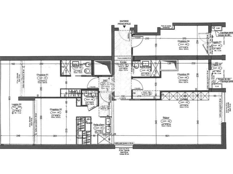Appartement Valdallière - 4 chambres - 118m²