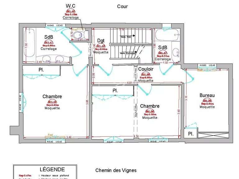 Maison Vaucresson - 5 chambres - 187m²