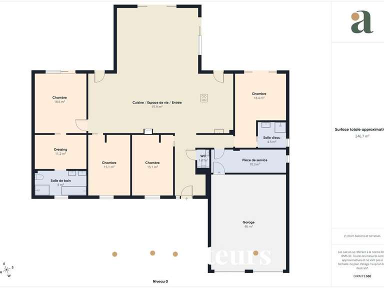 Maison Vaugrigneuse - 4 chambres - 202m²