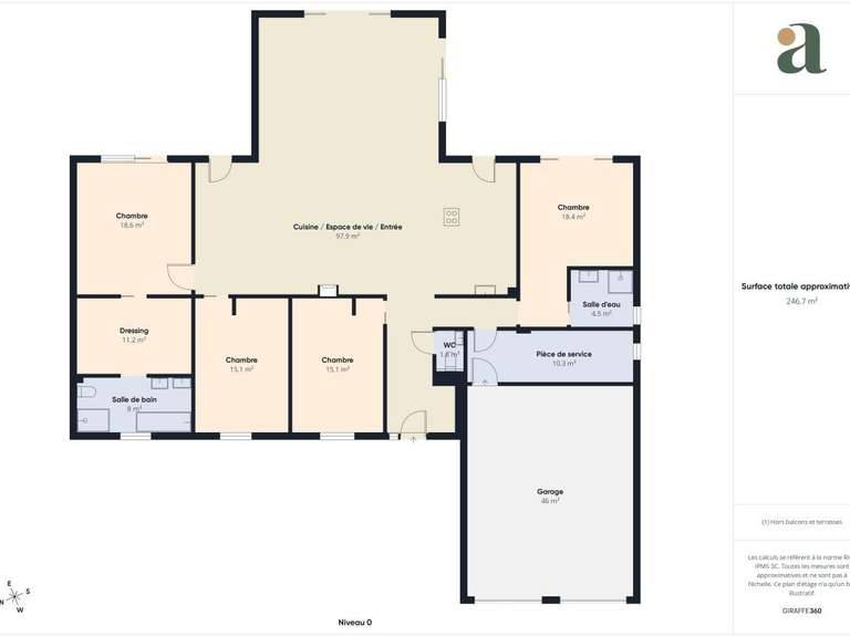 Maison Vaugrigneuse - 4 chambres - 202m²