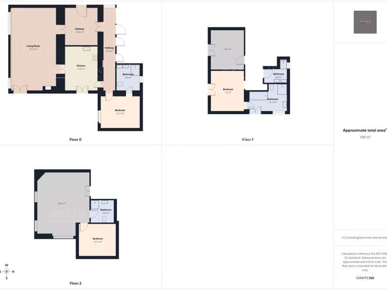 Villa avec Vue sur mer Vence - 4 chambres - 240m²