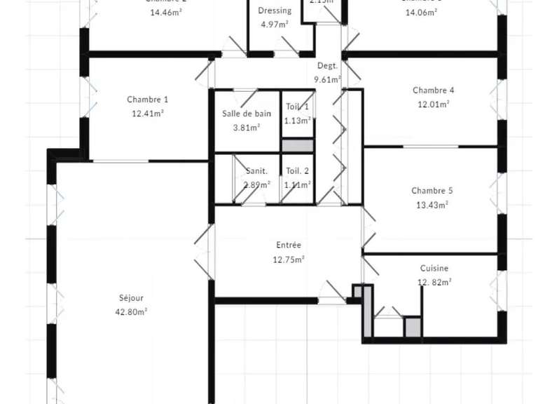 Appartement Versailles - 5 chambres - 160m²