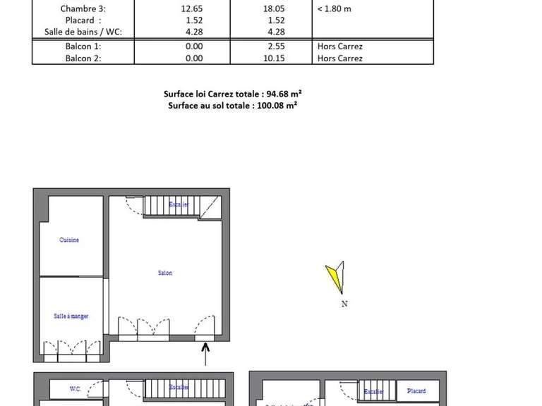 Maison Versailles - 3 chambres - 150m²
