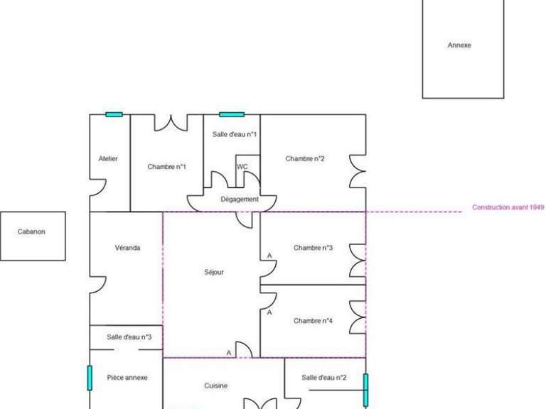 Maison Vieux-Boucau-les-Bains - 5 chambres - 125m²