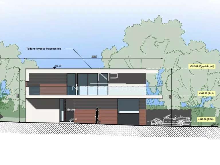 Land Villefranche-sur-Mer - 975m²