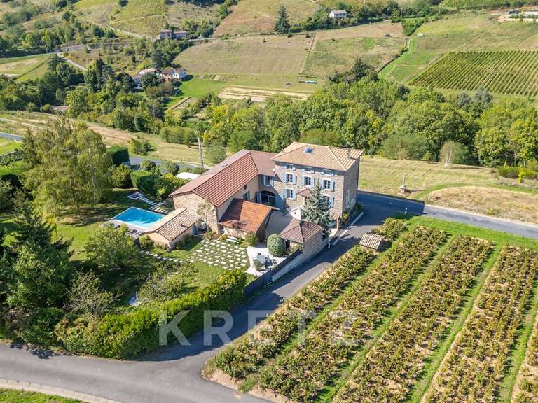Maison Villefranche-sur-Saône - 9 chambres - 580m²