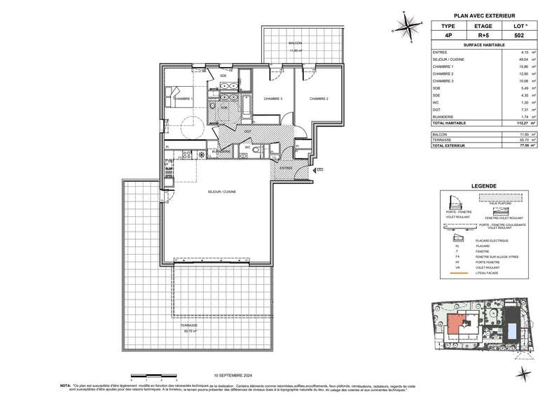 Apartment Villeneuve-Loubet - 3 bedrooms - 189m²