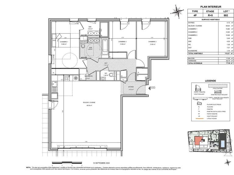 Apartment Villeneuve-Loubet - 3 bedrooms - 189m²
