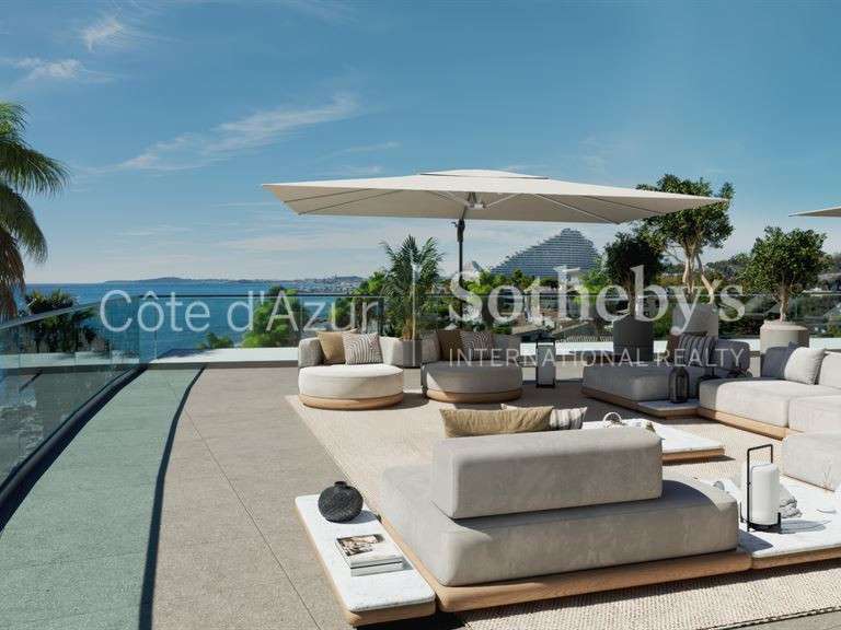 Appartement avec Vue sur mer Villeneuve-Loubet - 3 chambres - 155m²