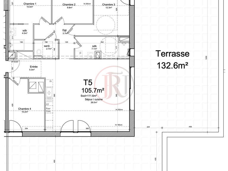 Appartement Villers-le-Lac - 4 chambres - 106m²