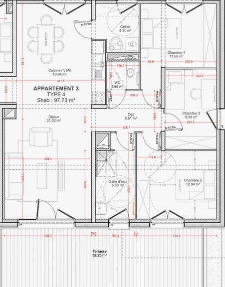 Appartement Zuydcoote - 3 chambres